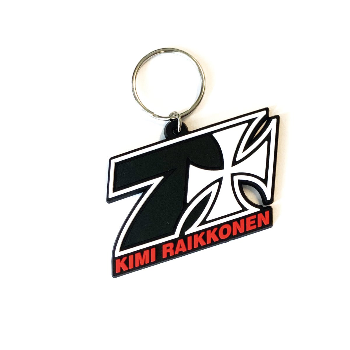 Kimi cross seven rubber keychain - jr-sportpromotions